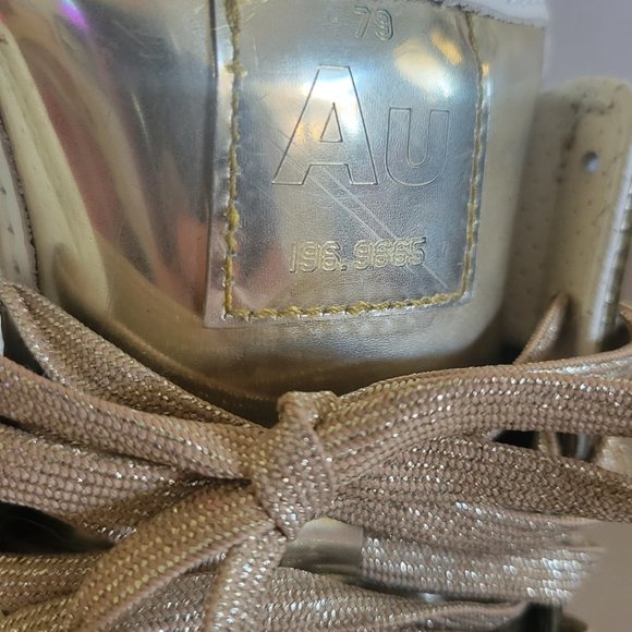 Rare Item! Womens Sky High Dunks in Liquid Gold AU special edition. - Picture 2 of 9